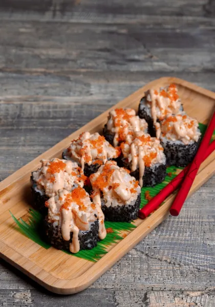  Կծու ծովախեցգետնի Ռոլլ